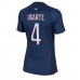Paris Saint-Germain Manuel Ugarte #4 Replika Hemma matchkläder Dam 2023-24 Korta ärmar